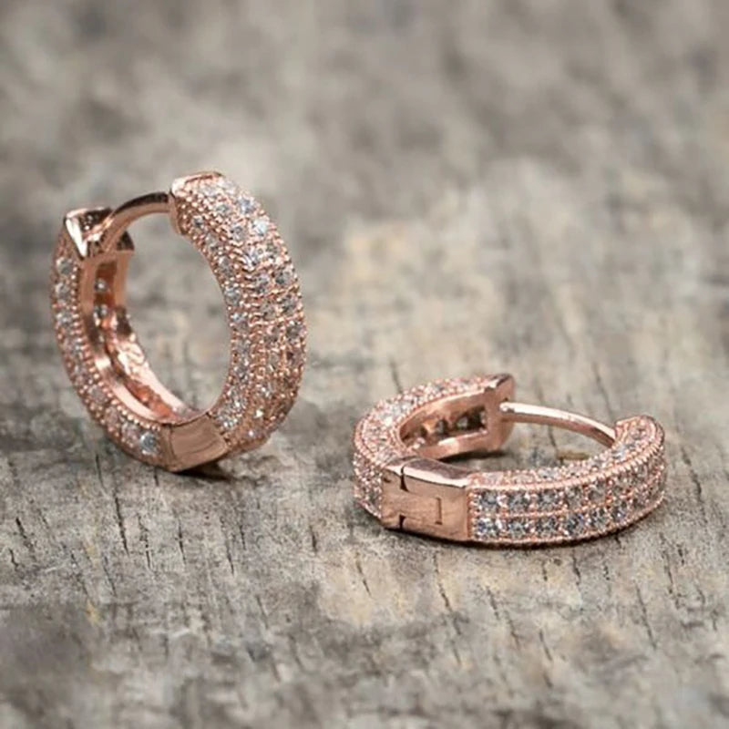 Round Hoop Earrings