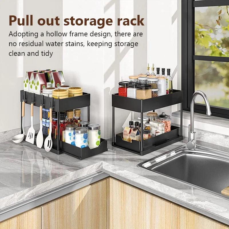 Kitchen Shelf Pull Out Organiser