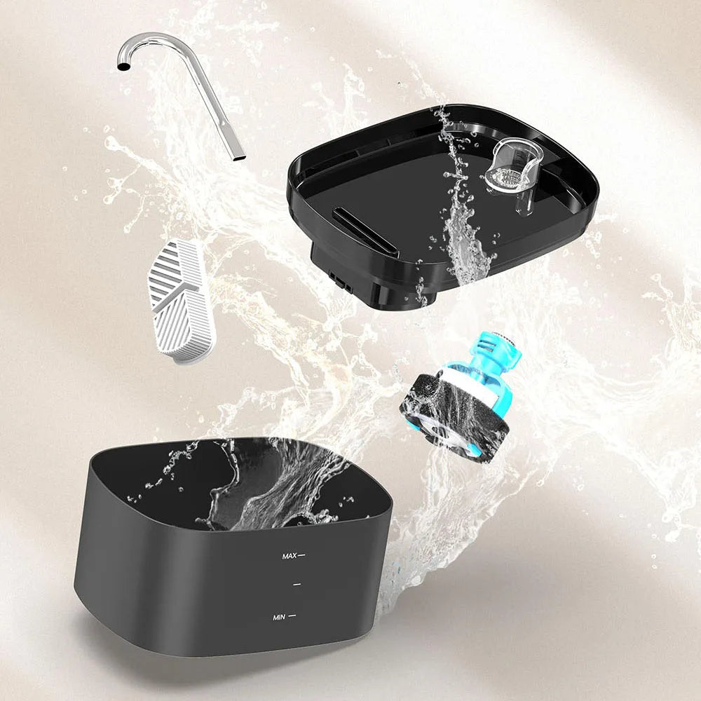 2.5L 5V USB Automatic Cat Dog Water Fountain With Faucet