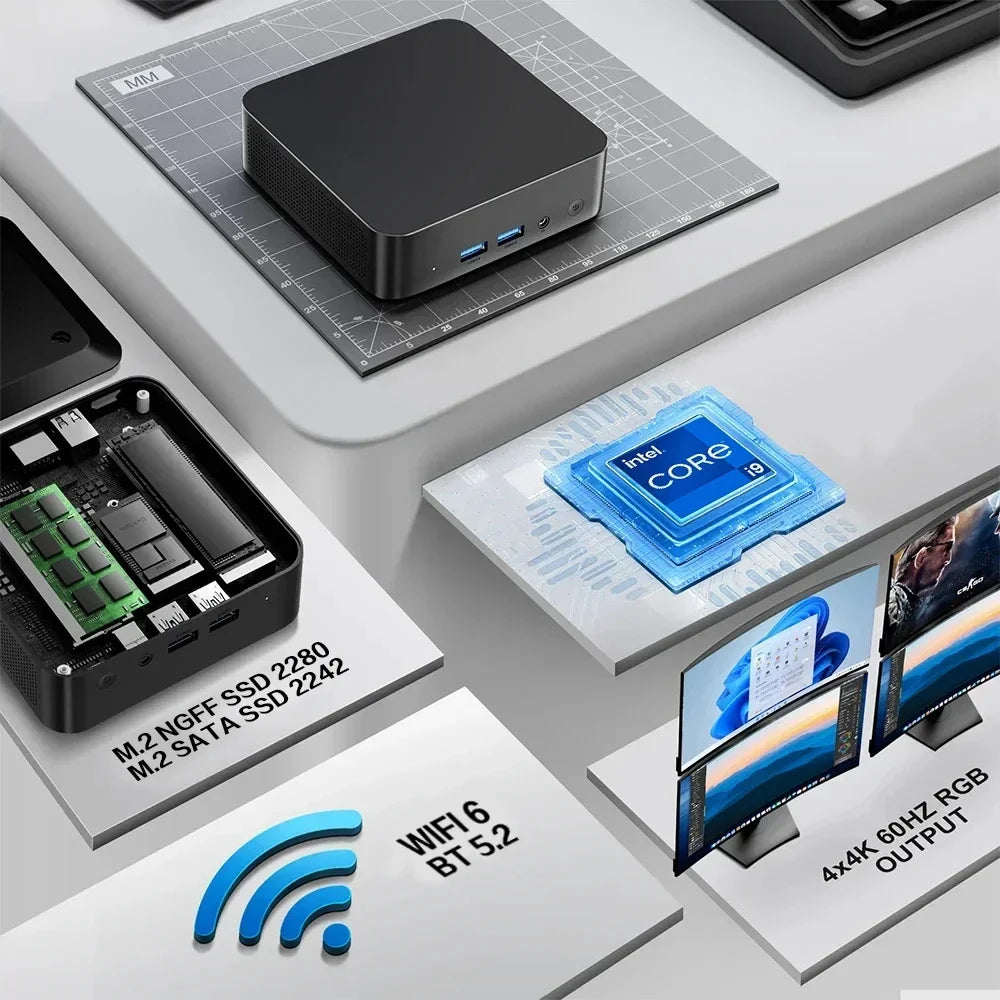 Mini PC Computer Windows
