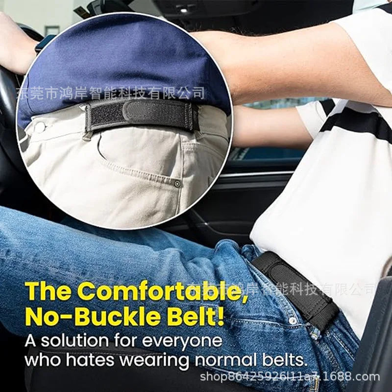 Men's And Women's Elastic Buckle-Free Belt