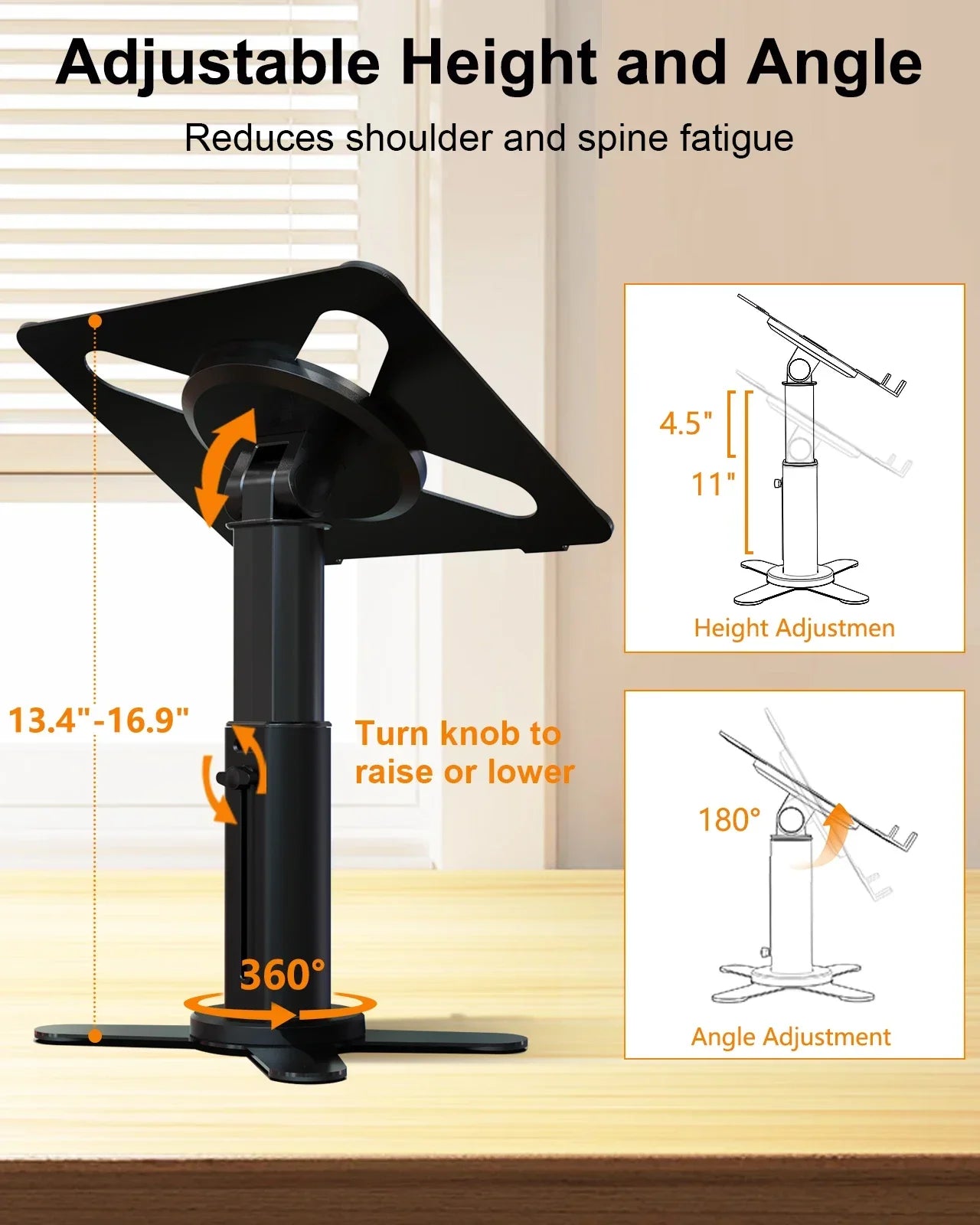 Laptop Stand for Desk Ergonomic Foldable