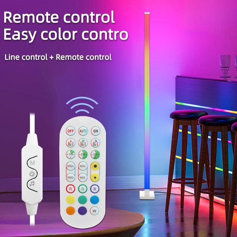 RGB LED Floor Lamp Remote APP