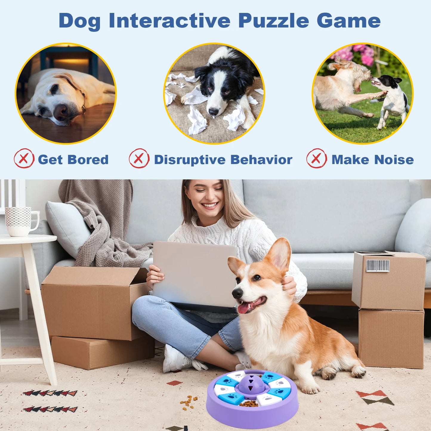 Dogs Toys slow feeder
