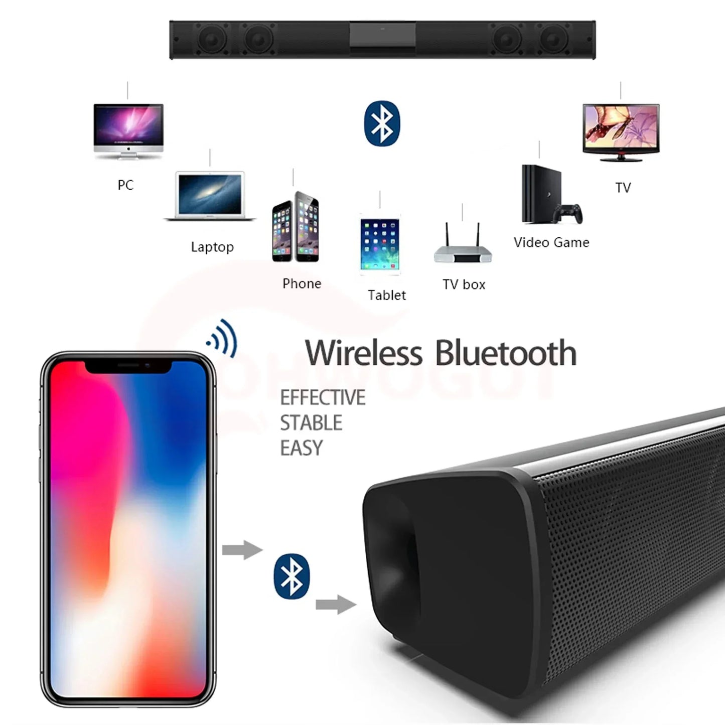 TV Sound Bar Home