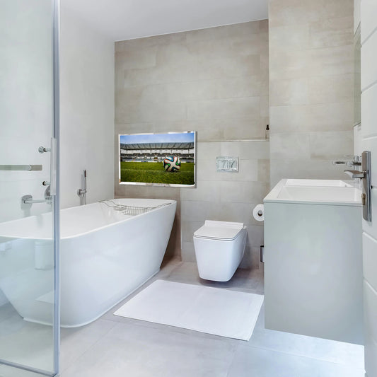 Soulaca 32 pouces Grand Smart TV Miroir 4K