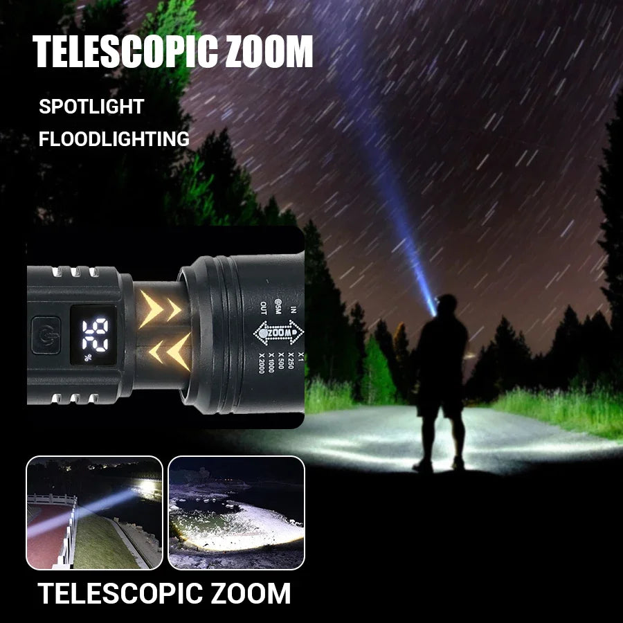 High Strong Power Led Flashlights 2000LM