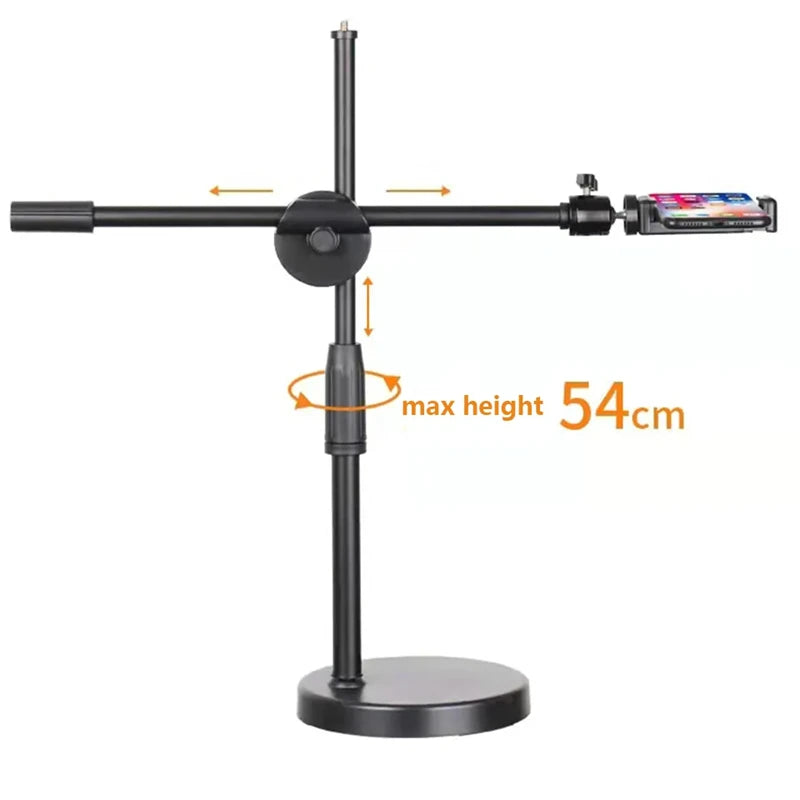 Overhead Tripod with Ring Light