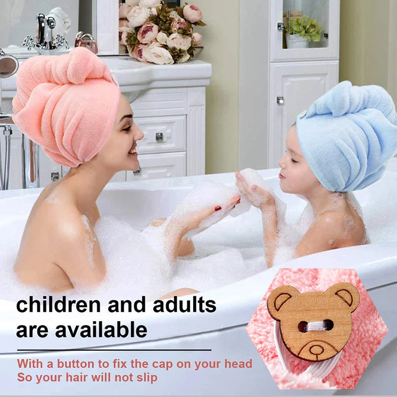 Quick-dry Hair Towel Cap
