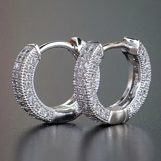 Round Hoop Earrings