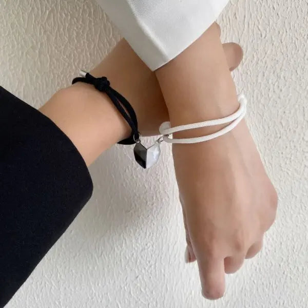 2pcs Love Magnet Couple Bracelets
