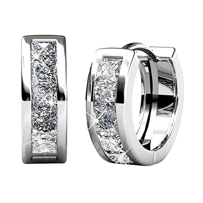 Unissex Small Round Hoop Earrings