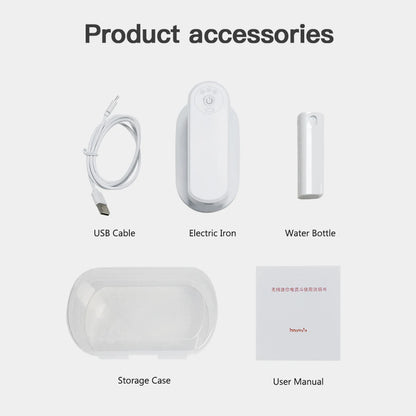 Portable Mini Electric Iron Cordless Rechargeable