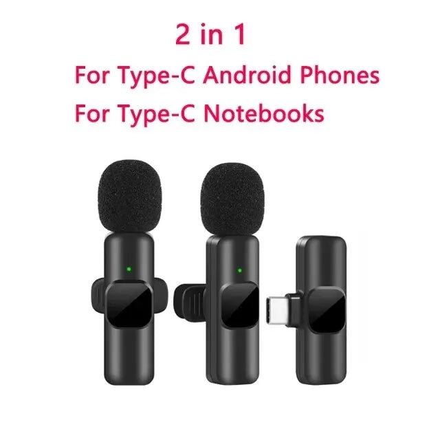 Nouveau microphone cravate sans fil portable