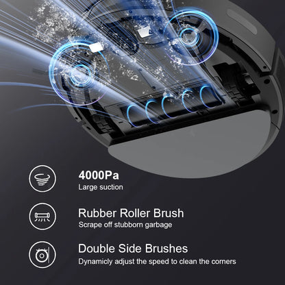 Robot Vacuum Cleaner Combo Mop