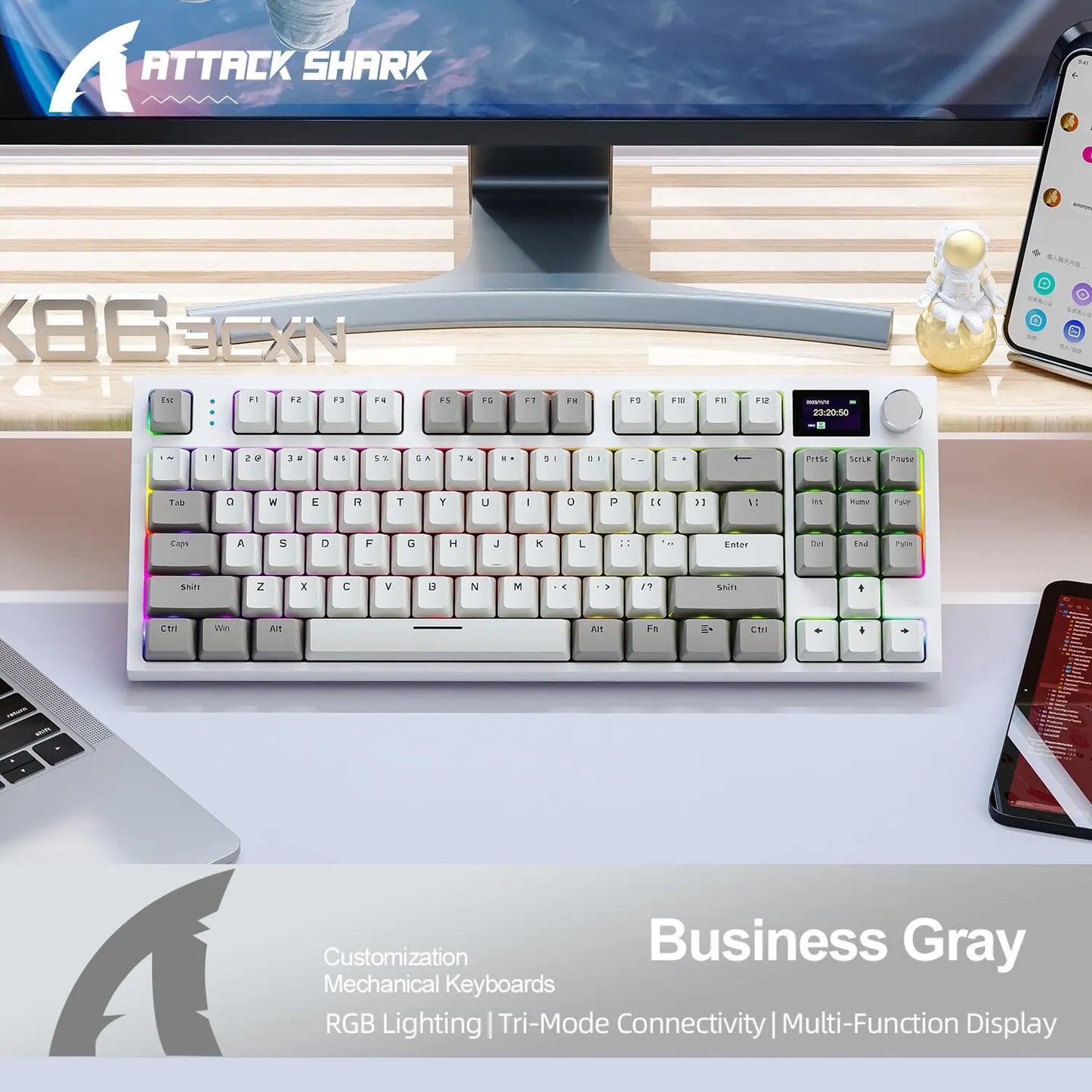 K86 Wireless Hot-Swappable Mechanical Keyboard