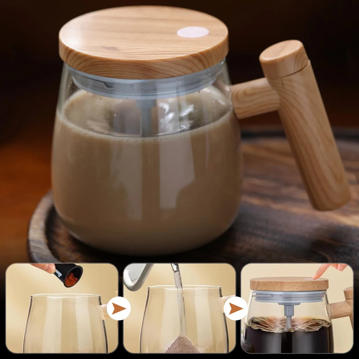 400ML Self Stirring Coffee Cup