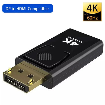 4K DP DisplayPort to HDMI-compatible