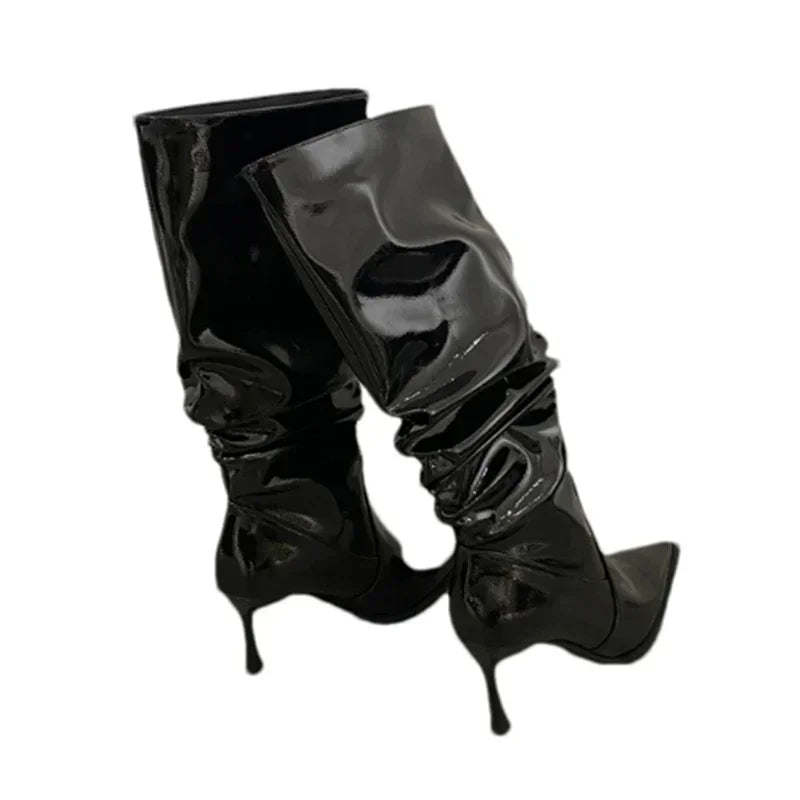 Women Leather High Boots