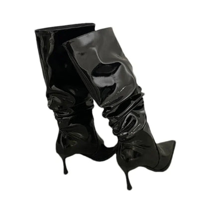 Women Leather High Boots