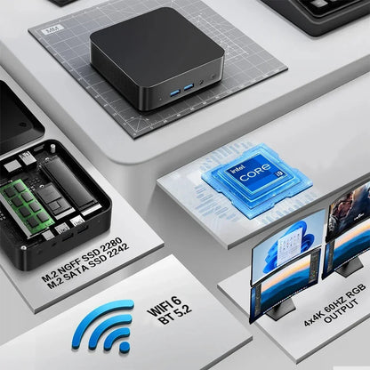 Mini PC Computer Windows