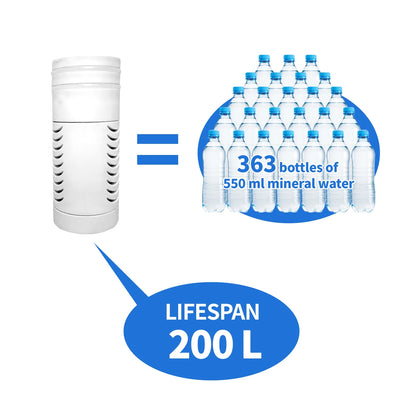 Collapsible Water Bottle with Replaceable Filter