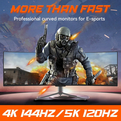 Light Quality 5k Black New 49 Inch Curved