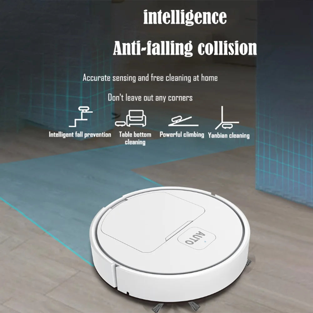 3-in-1 Robot Vacuum Cleaner USB Rechargeable