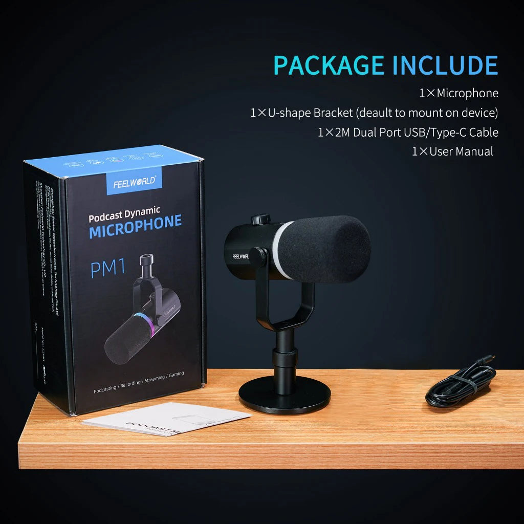 FEELWORLD PM1 Dynamic Microphone