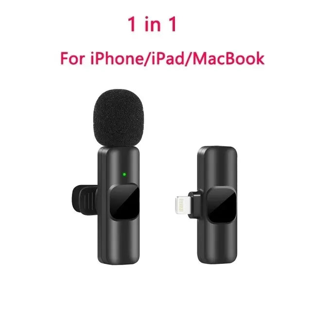 Nouveau microphone cravate sans fil portable