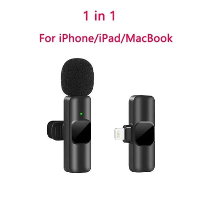 Nouveau microphone cravate sans fil portable