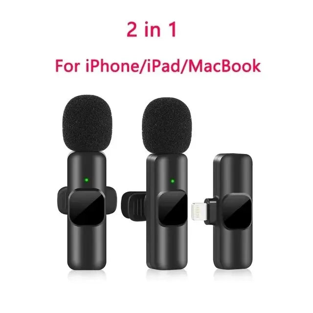 Nouveau microphone cravate sans fil portable