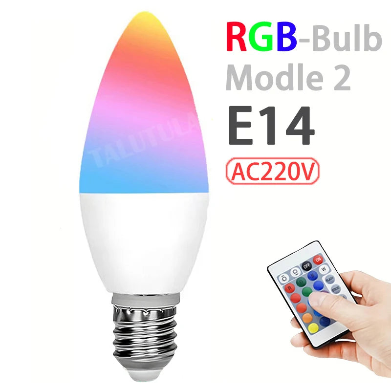 16 Colors RGB Bulb LED Multicolor