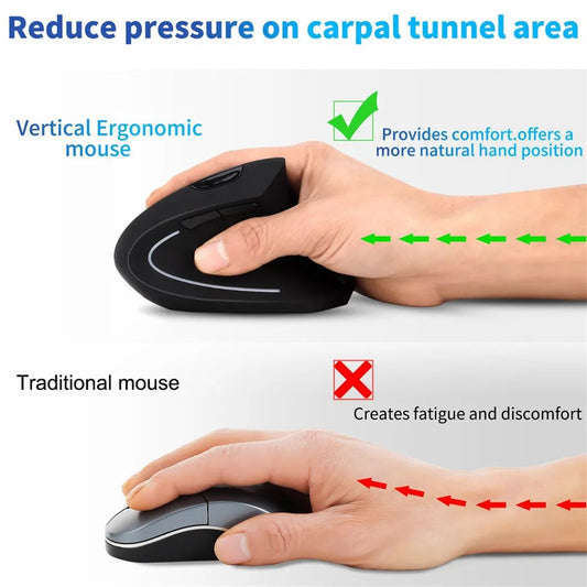 2.4G Wireless Mouse Vertical