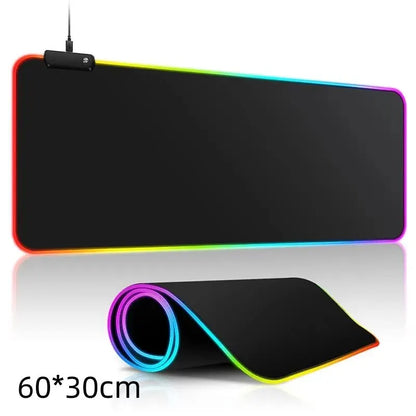 1 Pcs Large Gaming Mouse Pad Light Modes