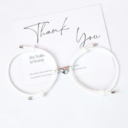 2pcs Love Magnet Couple Bracelets