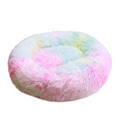 50cm Round Pet Bed Calming Dog & Cat