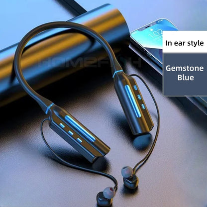 Neck Mounted Wireless Bluetooth Earphones