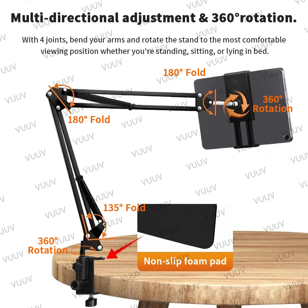 Adjustable Bed Tablet Stand