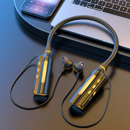 Neck Mounted Wireless Bluetooth Earphones