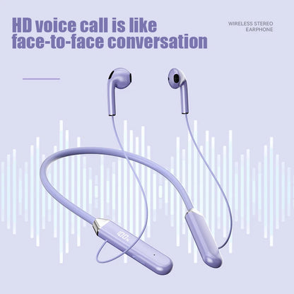 Magnetic Neckband Headphones Wireless Bluetooth