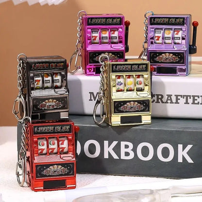 Mini Gambling Slot Machine Key Chains