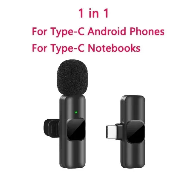 Nouveau microphone cravate sans fil portable