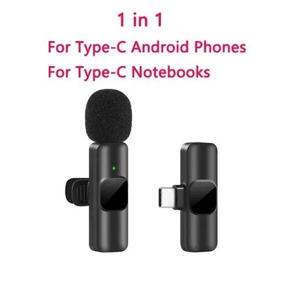 Nouveau microphone cravate sans fil portable
