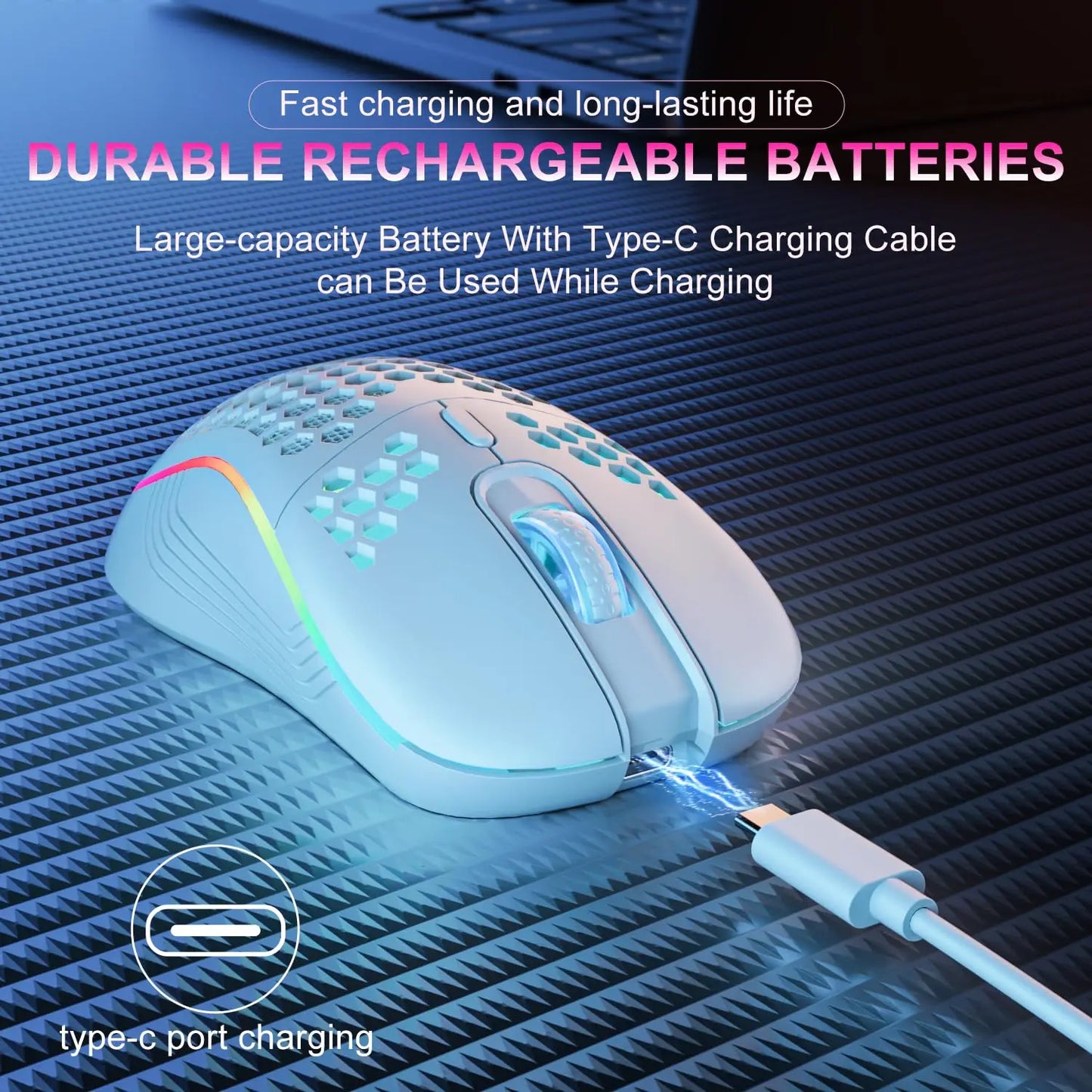2.4G Wireless RGB Lighting Mouse