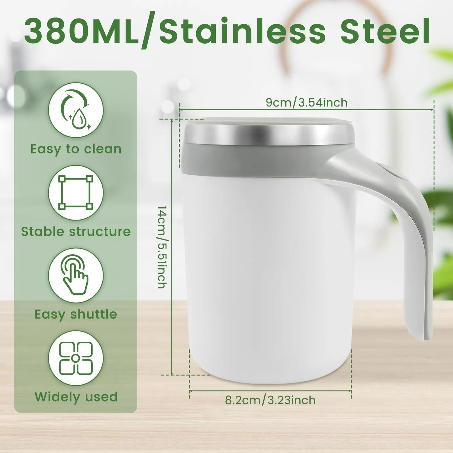 380ML Self Stirring Coffee Mug