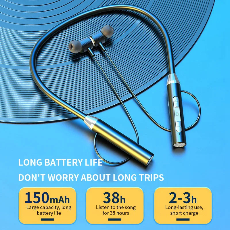Neck Wireless Bluetooth Earphones