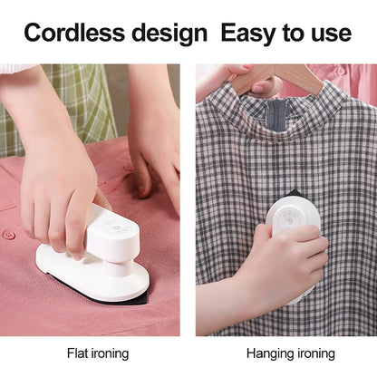 Portable Mini Electric Iron Cordless Rechargeable