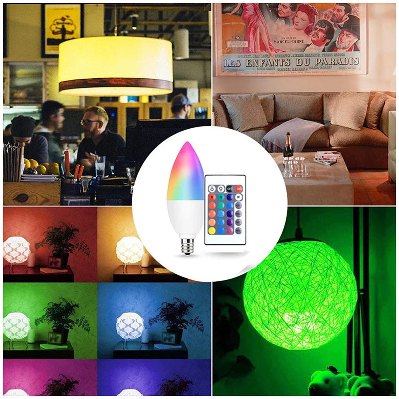 16 Colors RGB Bulb LED Multicolor