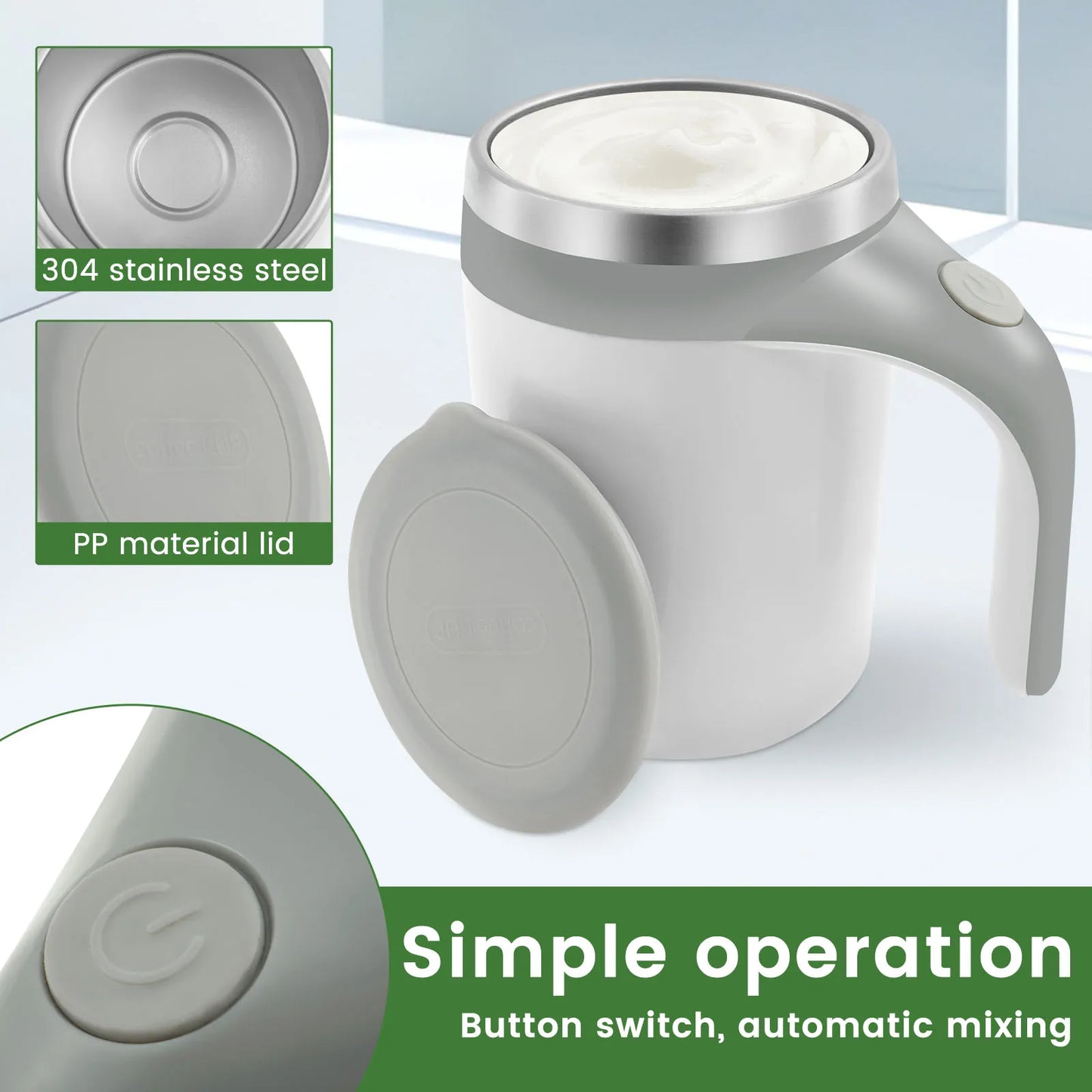 380ML Self Stirring Coffee Mug